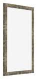Bilderrahmen 40x60cm Blau Gold Meliert MDF Bologna Vorne Schrag | Yourdecoration.at