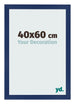 Bilderrahmen 40x60cm Dunkelblau Gewischt MDF Bologna Vorne Messe | Yourdecoration.at