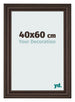 Bilderrahmen 40x60cm Eiche Dunkel MDF Lazio Vorne Messe | Yourdecoration.at