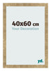 Bilderrahmen 40x60cm Gold Antik MDF Bologna Vorne Messe | Yourdecoration.at