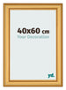 Bilderrahmen 40x60cm Gold Matt MDF Lazio Vorne Messe | Yourdecoration.at
