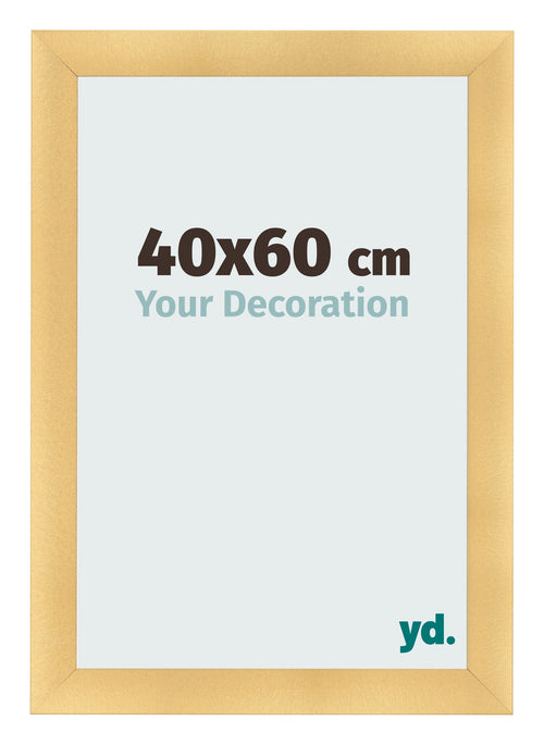 Bilderrahmen 40x60cm Gold Vintage MDF Pisa Vorne Messe | Yourdecoration.at