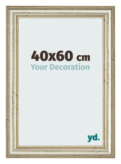 Bilderrahmen 40x60cm Metallglanz MDF Lazio Vorne Messe | Yourdecoration.at