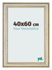 Bilderrahmen 40x60cm Metallglanz MDF Lazio Vorne Messe | Yourdecoration.at