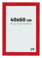 Bilderrahmen 40x60cm Rot MDF Pisa Vorne Messe | Yourdecoration.at