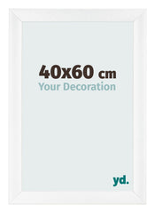 Bilderrahmen 40x60cm Weiß Vintage MDF Pisa Vorne Messe | Yourdecoration.at