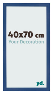 Bilderrahmen 40x70 cm Dunkelblau MDF Bologna Vorne Messe | Yourdecoration.at