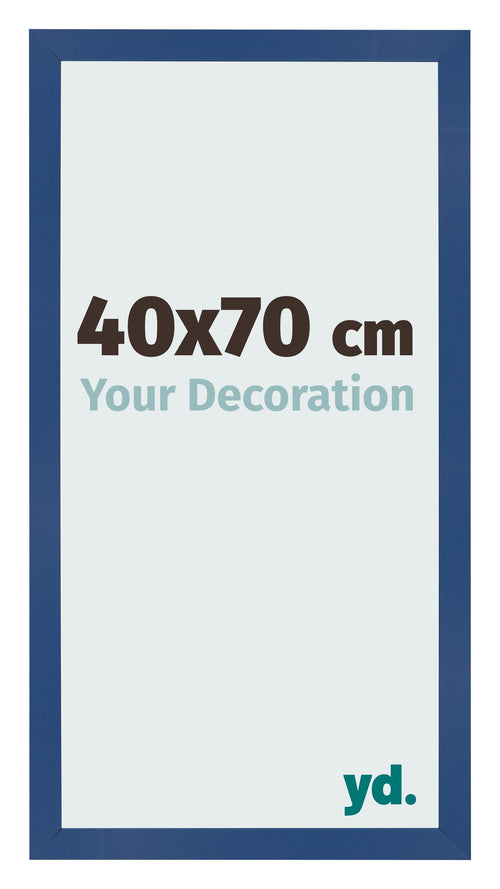 Bilderrahmen 40x70 cm Dunkelblau MDF Bologna Vorne Messe | Yourdecoration.at
