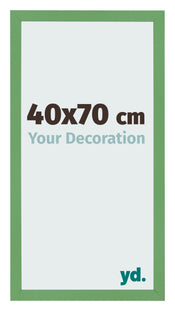 Bilderrahmen 40x70 cm Grun MDF Bologna Vorne Messe | Yourdecoration.at