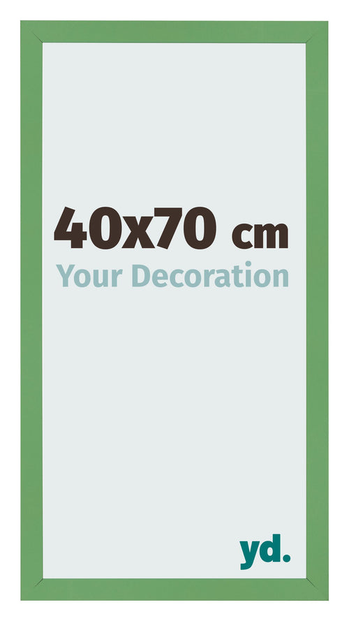Bilderrahmen 40x70 cm Grun MDF Bologna Vorne Messe | Yourdecoration.at