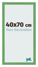 Bilderrahmen 40x70 cm Grun MDF Bologna Vorne Messe | Yourdecoration.at