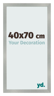 Bilderrahmen 40x70cm Aluminium Gebürstet MDF Bologna Vorne Messe | Yourdecoration.at