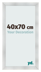 Bilderrahmen 40x70cm Aluminium Gebürstet MDF Pisa Vorne Messe | Yourdecoration.at