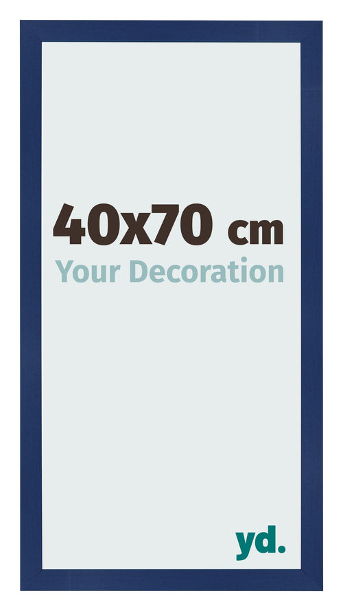 Bilderrahmen 40x70cm Dunkelblau Gewischt MDF Bologna Vorne Messe | Yourdecoration.at