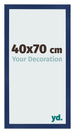 Bilderrahmen 40x70cm Dunkelblau Gewischt MDF Bologna Vorne Messe | Yourdecoration.at