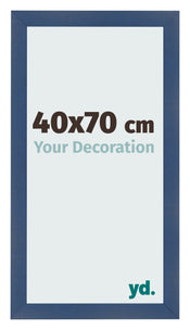 Bilderrahmen 40x70cm Dunkelblau Gewischt MDF Pisa Vorne Messe | Yourdecoration.at
