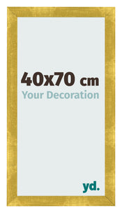 Bilderrahmen 40x70cm Gold Vintage MDF Pisa Vorne Messe | Yourdecoration.at