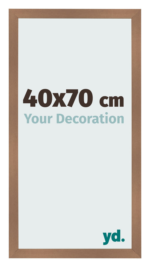 Bilderrahmen 40x70cm Kupfer Dekor MDF Bologna Vorne Messe | Yourdecoration.at