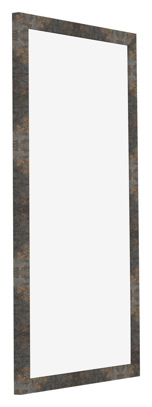 Bilderrahmen 40x70cm Oxidiertes Metall MDF Bologna Vorne Schrag | Yourdecoration.at