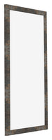 Bilderrahmen 40x70cm Oxidiertes Metall MDF Bologna Vorne Schrag | Yourdecoration.at