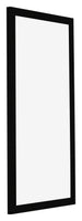 Bilderrahmen 40x70cm Schwarz Hochglanz MDF Bologna Vorne Schrag | Yourdecoration.at