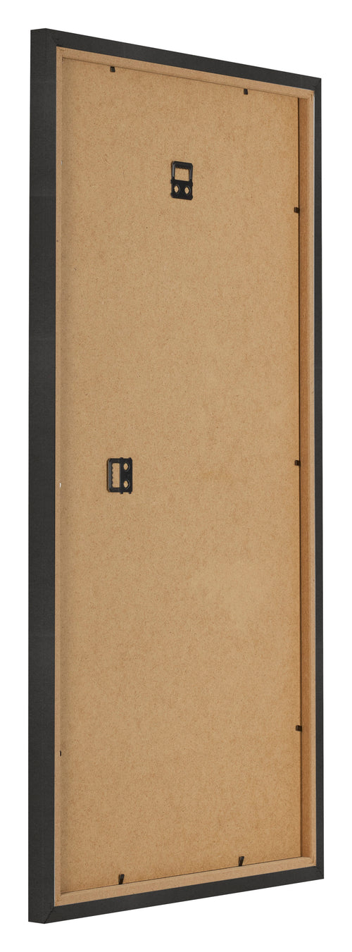 Bilderrahmen 40x70cm Schwarz Matt MDF Bologna Ruckseite Schrag | Yourdecoration.at
