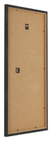 Bilderrahmen 40x70cm Schwarz Matt MDF Bologna Ruckseite Schrag | Yourdecoration.at