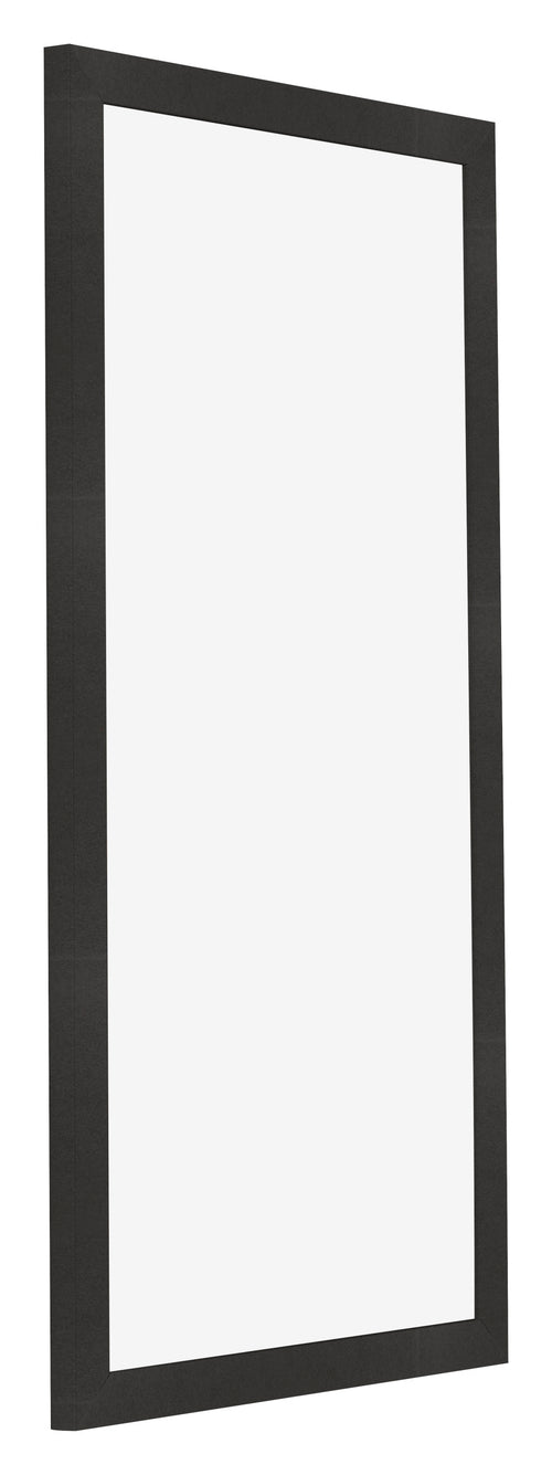 Bilderrahmen 40x70cm Schwarz Matt MDF Bologna Vorne Schrag | Yourdecoration.at
