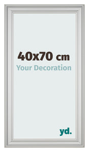 Bilderrahmen 40x70cm Silber Matt MDF Lazio Vorne Messe | Yourdecoration.at