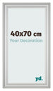 Bilderrahmen 40x70cm Silber Matt MDF Lazio Vorne Messe | Yourdecoration.at
