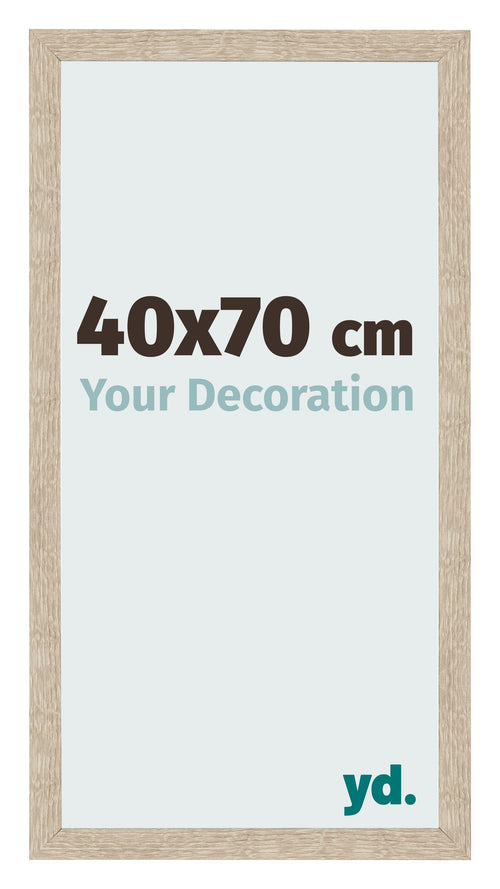Bilderrahmen 40x70cm Sonoma Eiche MDF Bologna Vorne Messe | Yourdecoration.at