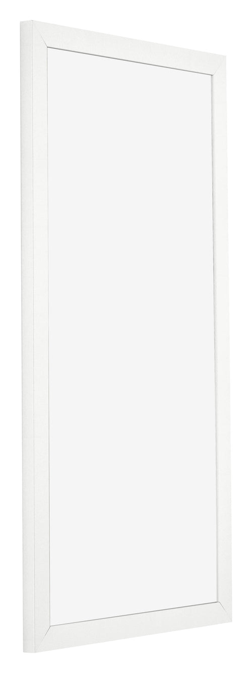 Bilderrahmen 40x70cm Weiss Hochglanz MDF Bologna Vorne Schrag | Yourdecoration.at