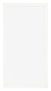 Bilderrahmen 40x70cm Weiss Hochglanz MDF Bologna Vorne | Yourdecoration.at