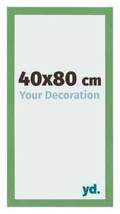 Bilderrahmen 40x80 cm Grun MDF Bologna Vorne Messe | Yourdecoration.at
