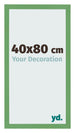 Bilderrahmen 40x80 cm Grun MDF Bologna Vorne Messe | Yourdecoration.at