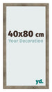 Bilderrahmen 40x80 cm Metall Vintage MDF Bologna Vorne Messe | Yourdecoration.at
