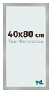 Bilderrahmen 40x80cm Aluminium Gebürstet MDF Bologna Vorne Messe | Yourdecoration.at