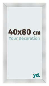 Bilderrahmen 40x80cm Aluminium Gebürstet MDF Pisa Vorne Messe | Yourdecoration.at