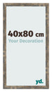 Bilderrahmen 40x80cm Blau Gold Meliert MDF Bologna Vorne Messe | Yourdecoration.at