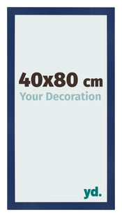 Bilderrahmen 40x80cm Dunkelblau Gewischt MDF Bologna Vorne Messe | Yourdecoration.at
