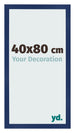 Bilderrahmen 40x80cm Dunkelblau Gewischt MDF Bologna Vorne Messe | Yourdecoration.at