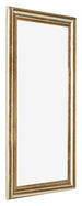 Bilderrahmen 40x80cm Gold Antik MDF Lazio Vorne Schrag | Yourdecoration.at