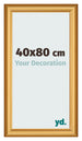 Bilderrahmen 40x80cm Gold Matt MDF Lazio Vorne Messe | Yourdecoration.at