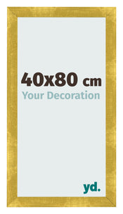 Bilderrahmen 40x80cm Gold Vintage MDF Pisa Vorne Messe | Yourdecoration.at