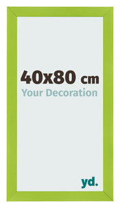 Bilderrahmen 40x80cm Grün MDF Pisa Vorne Messe | Yourdecoration.at