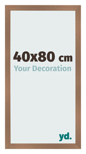 Bilderrahmen 40x80cm Kupfer Dekor MDF Bologna Vorne Messe | Yourdecoration.at