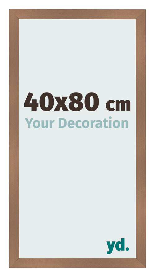 Bilderrahmen 40x80cm Kupfer Dekor MDF Bologna Vorne Messe | Yourdecoration.at