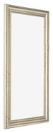 Bilderrahmen 40x80cm Metallglanz MDF Lazio Vorne Schrag | Yourdecoration.at