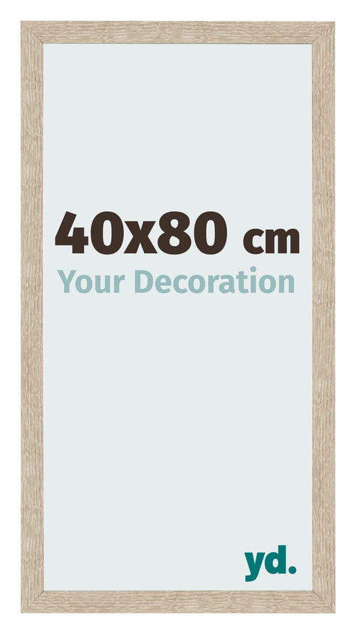 Bilderrahmen 40x80cm Sonoma Eiche MDF Bologna Vorne Messe | Yourdecoration.at