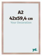 Bilderrahmen 42x59 4 cm A2 Altrosa MDF Bologna Vorne Messe | Yourdecoration.at